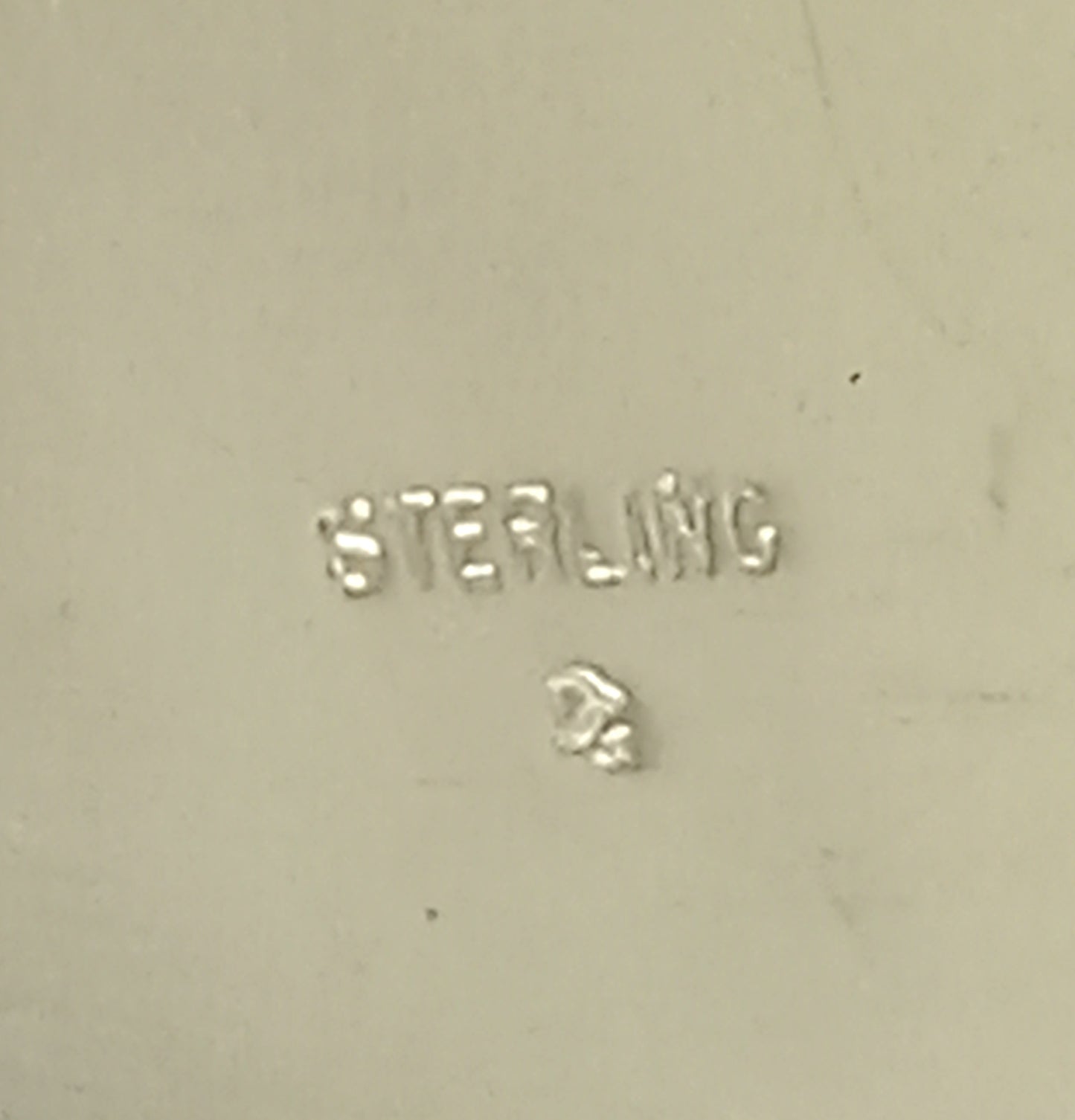 Sterline Silver Sand Cast Pendant and Black Spinel