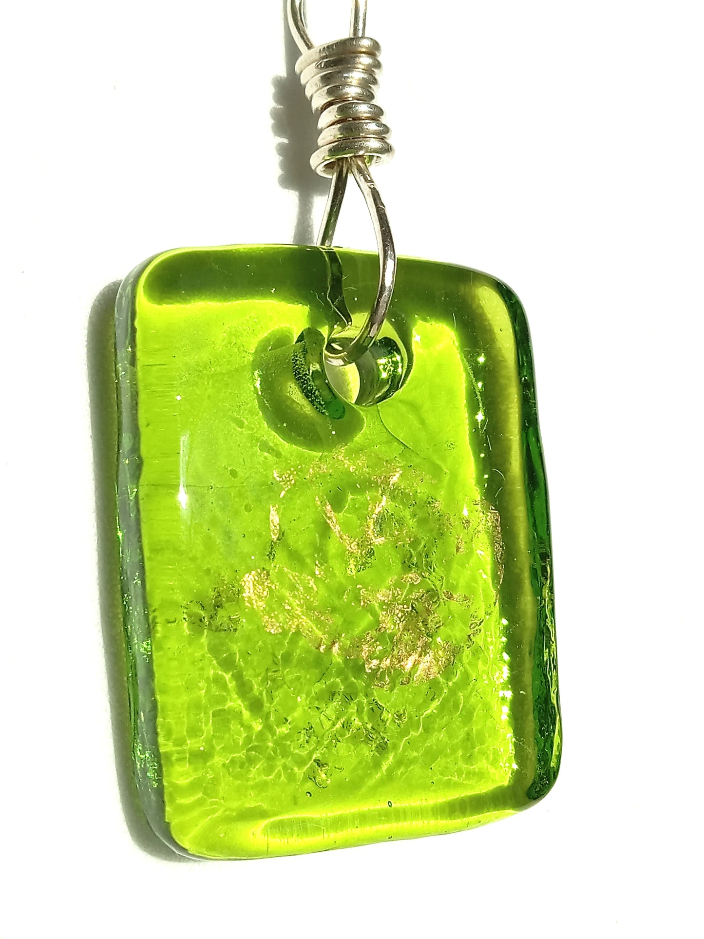 Sterling Silver and Glass Necklace