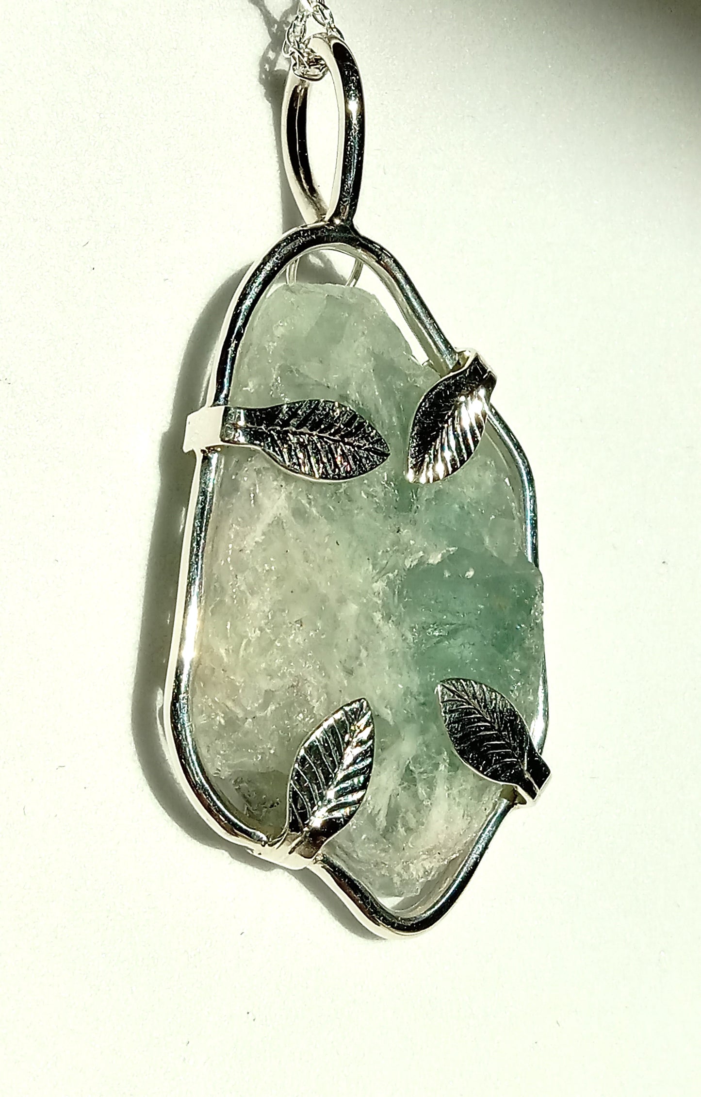 Sterling Silver and Flourite Pendant