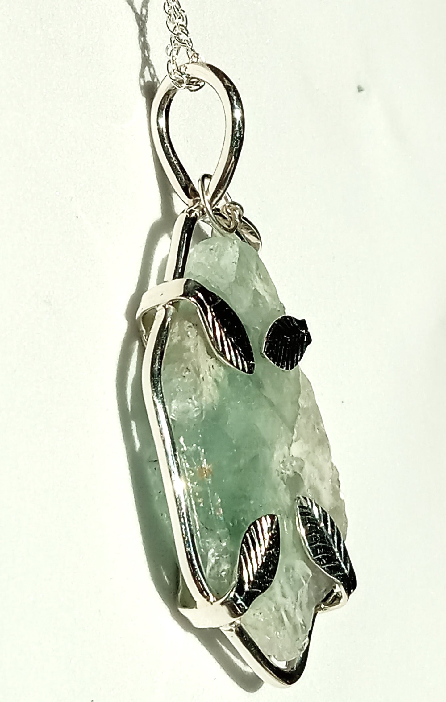 Sterling Silver and Flourite Pendant