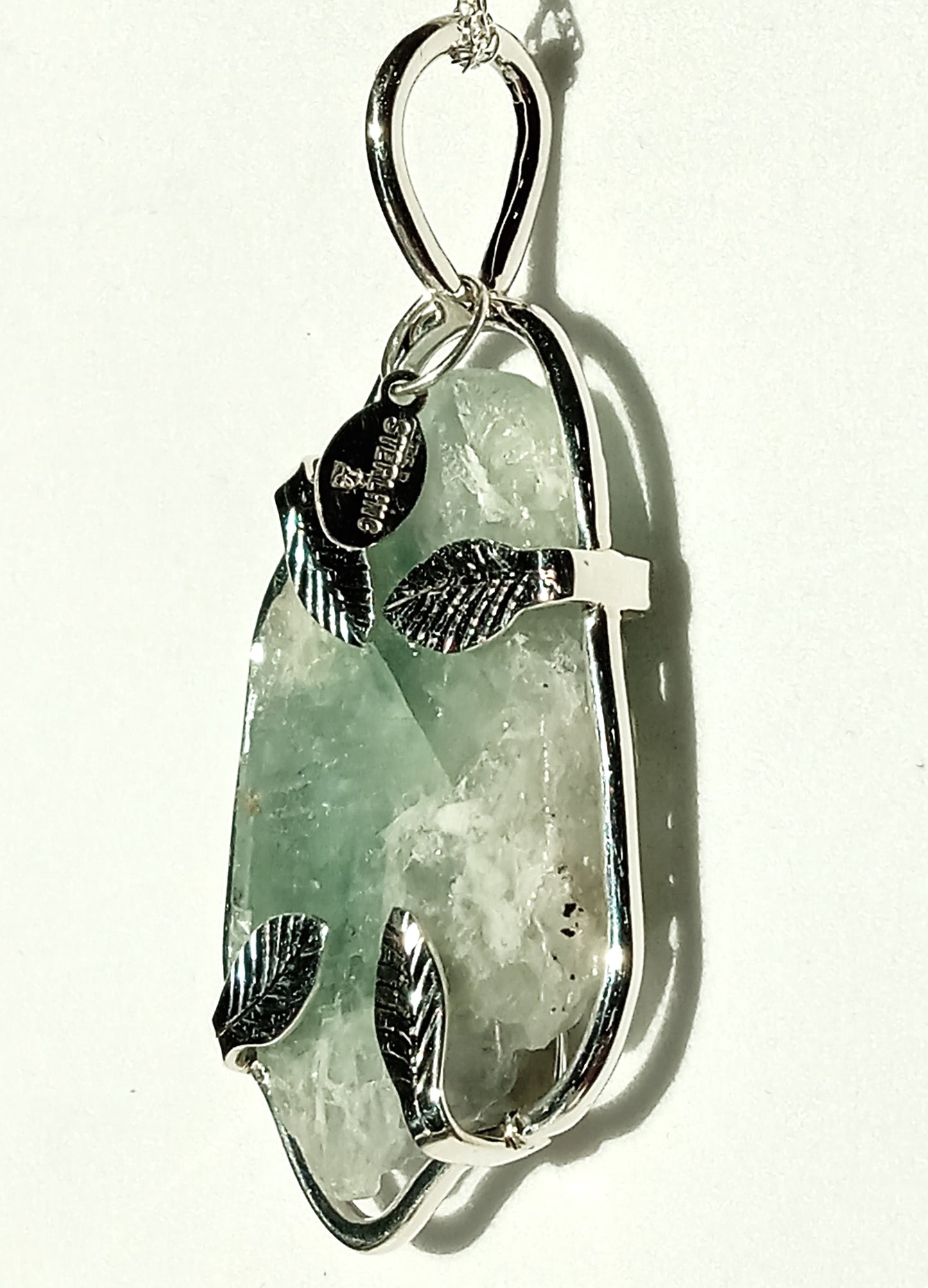 Sterling Silver and Flourite Pendant