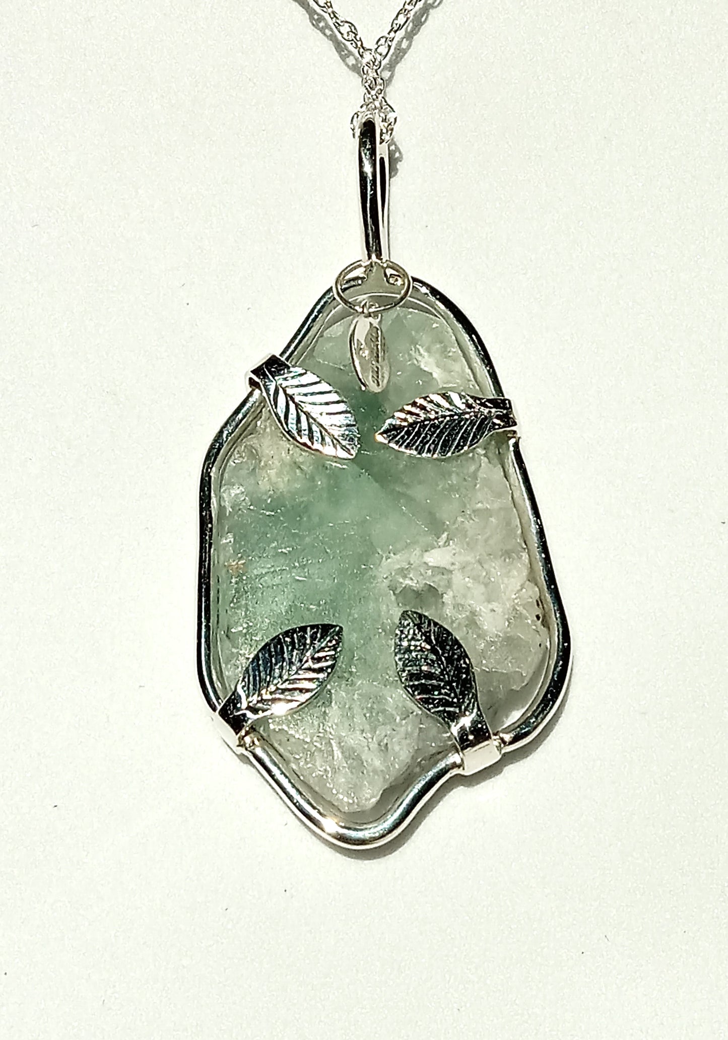 Sterling Silver and Flourite Pendant