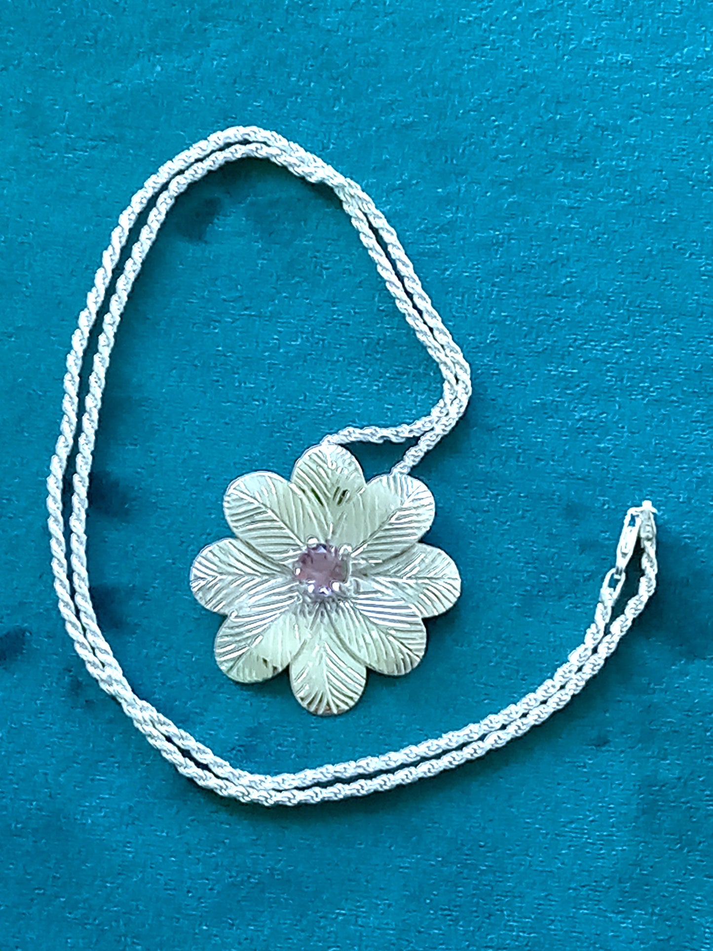 Sterline Silver Amethyts Pendant