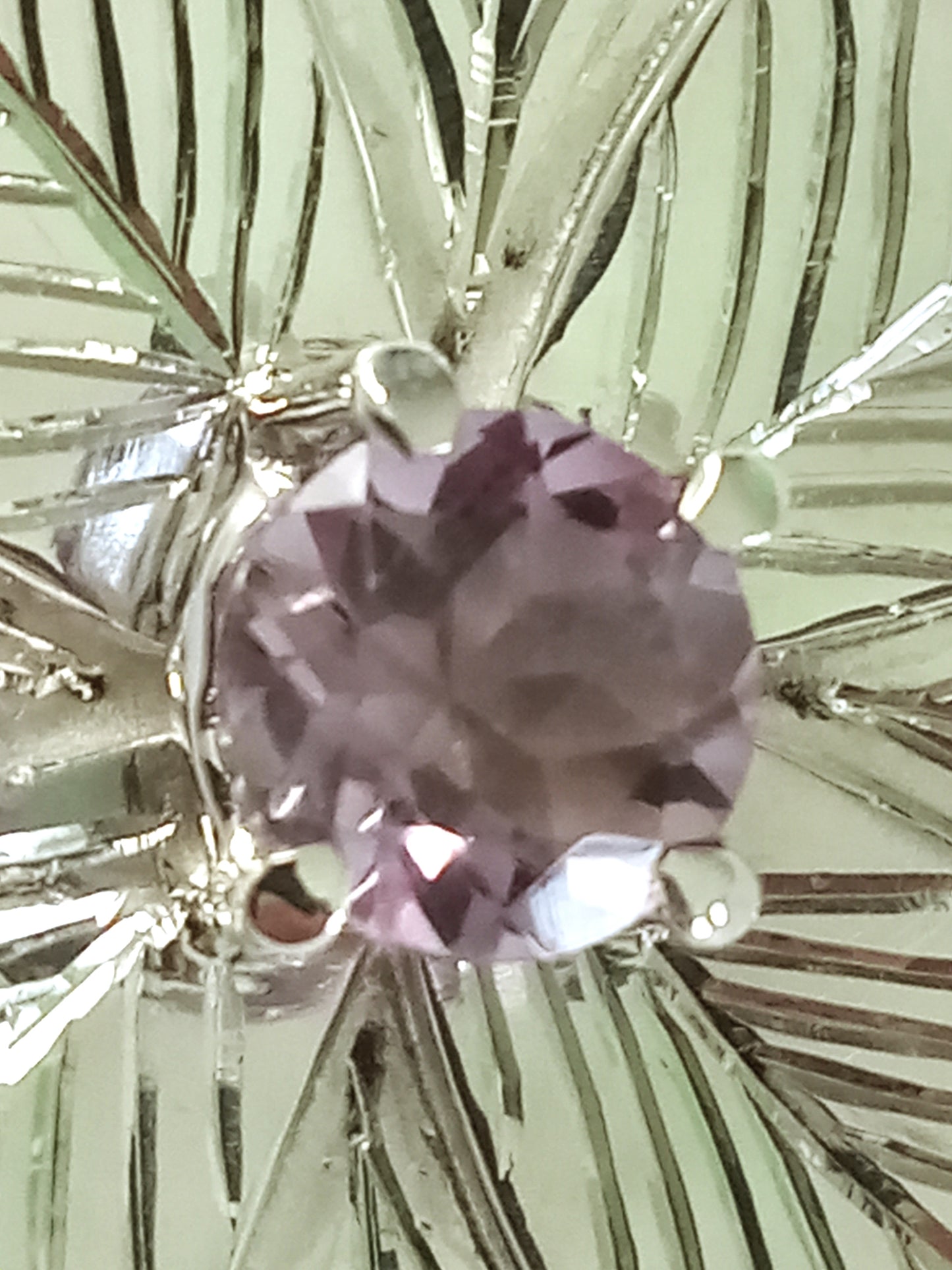 Sterline Silver Amethyts Pendant