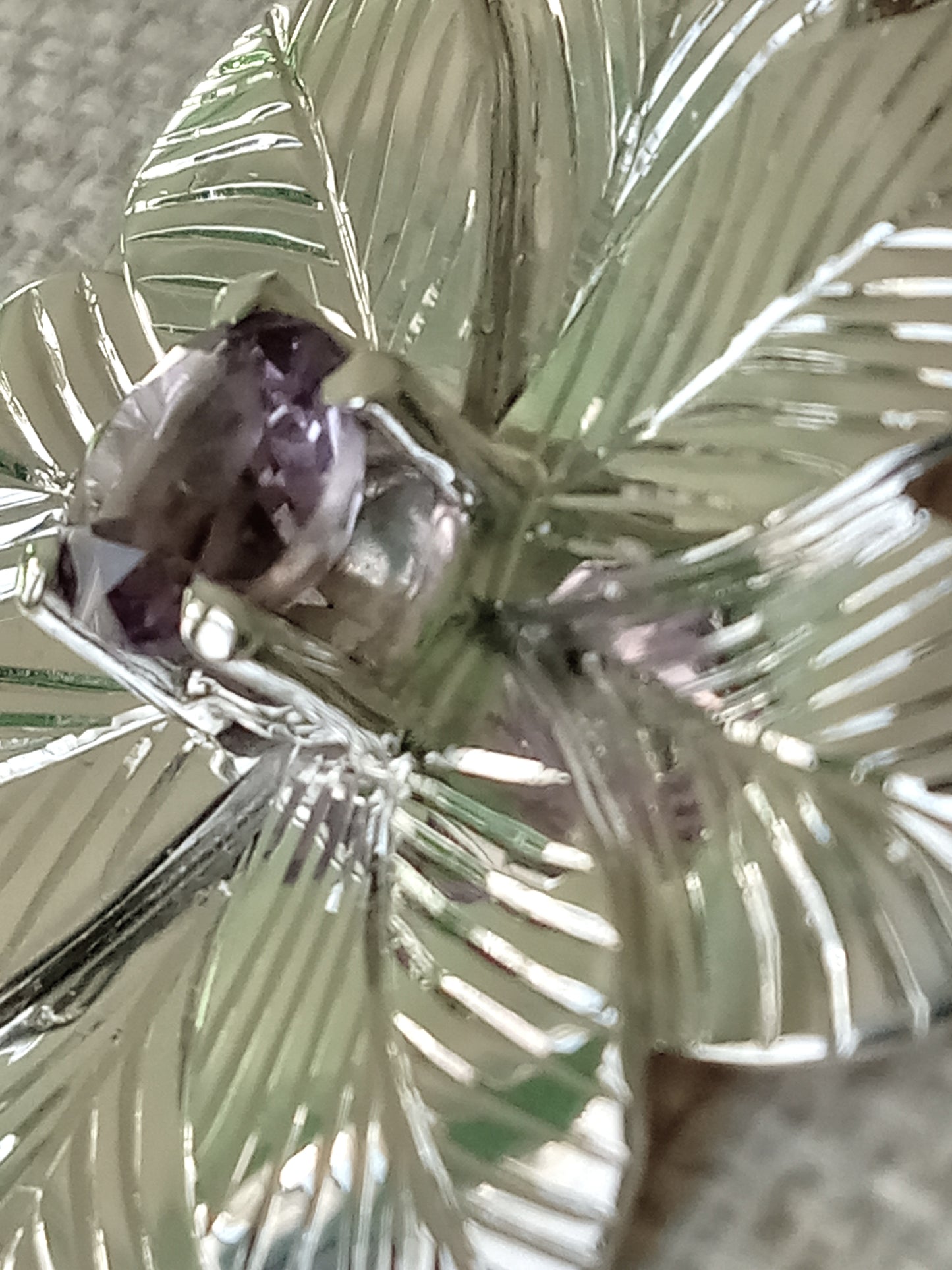 Sterline Silver Amethyts Pendant