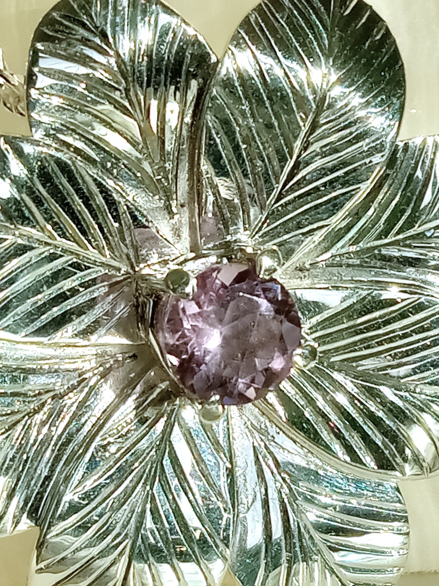 Sterline Silver Amethyts Pendant
