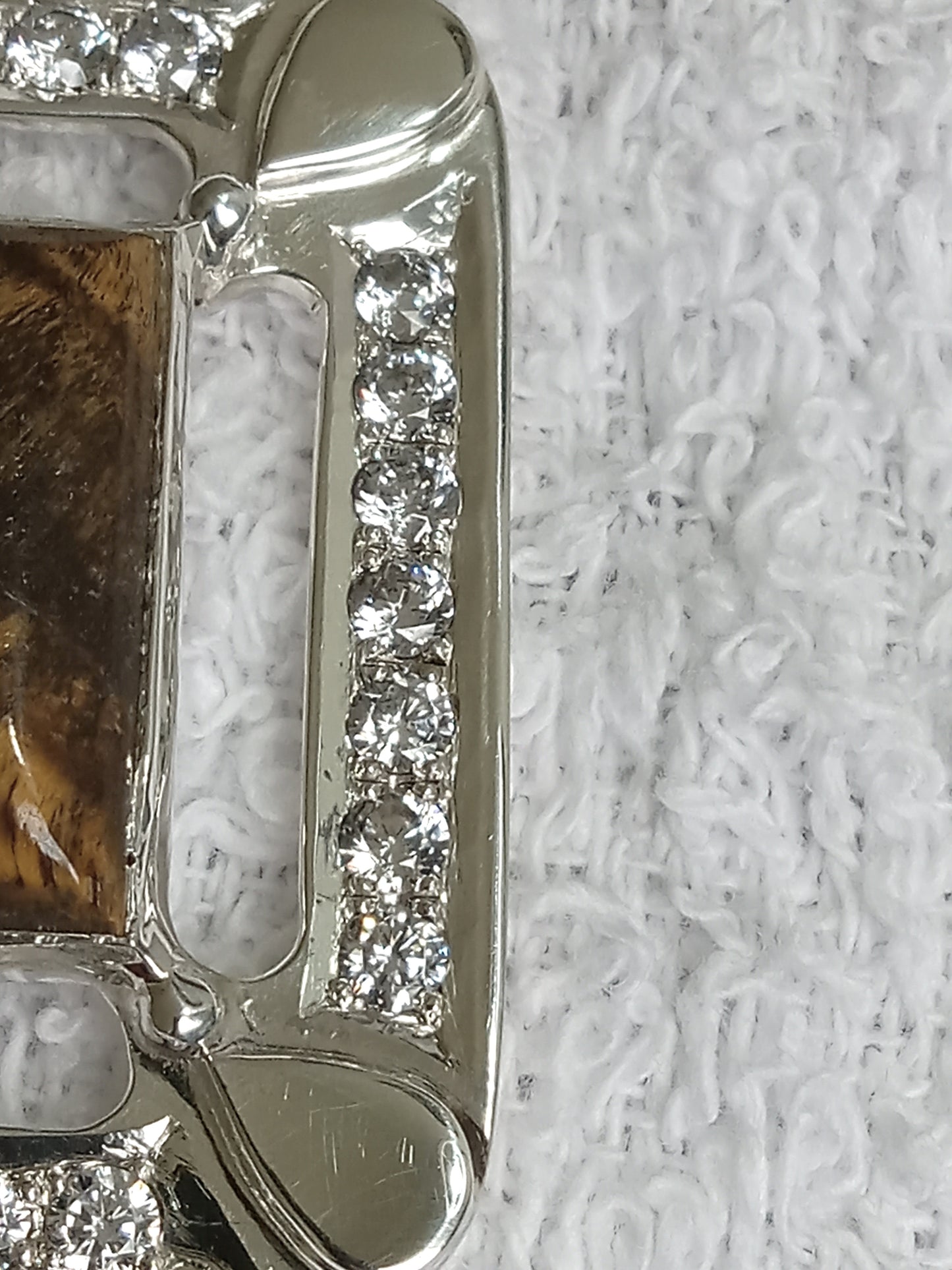 Sterling Silver Tiger Eye Pendant