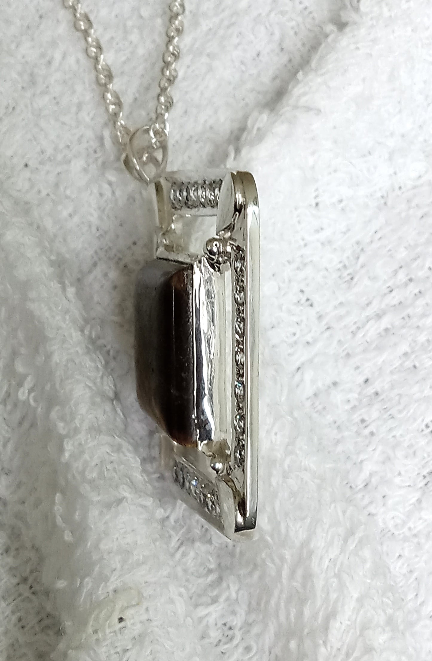 Sterling Silver Tiger Eye Pendant