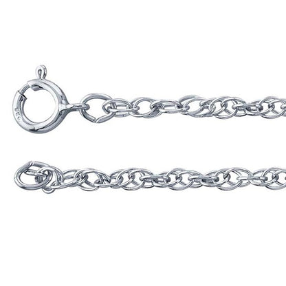 Sterling Silver Double Headed Snake Anchor