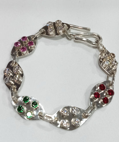 Sterling Silver Cubic Zirconia Bracelet