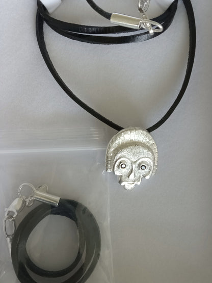 Taino Sterling Silve Symbol Pendant