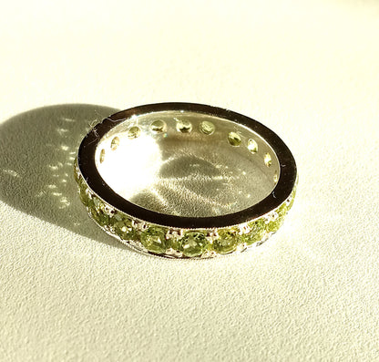 Sterling Silver Peridot Ring