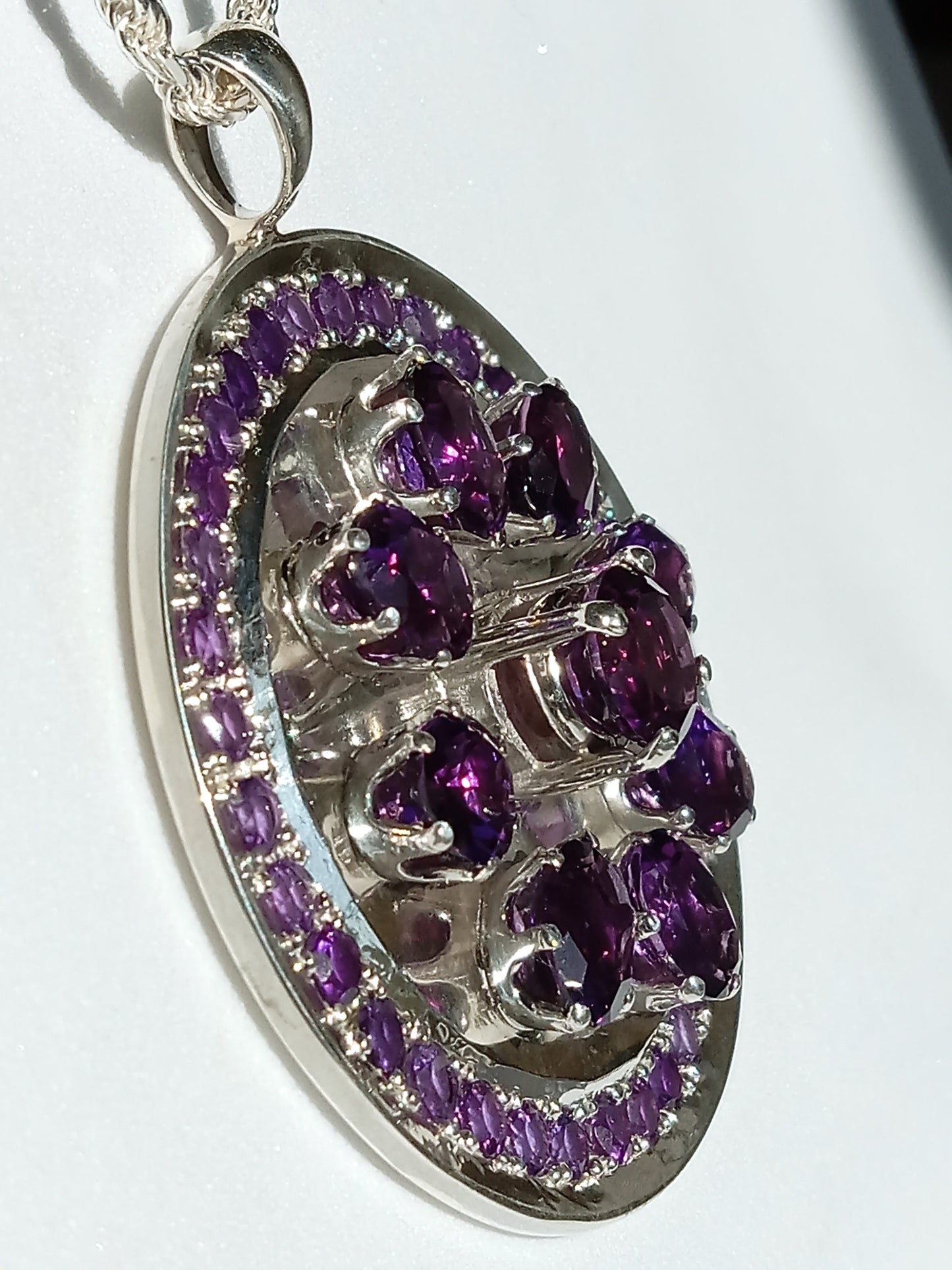 Sterling Silver Amethyst Necklace