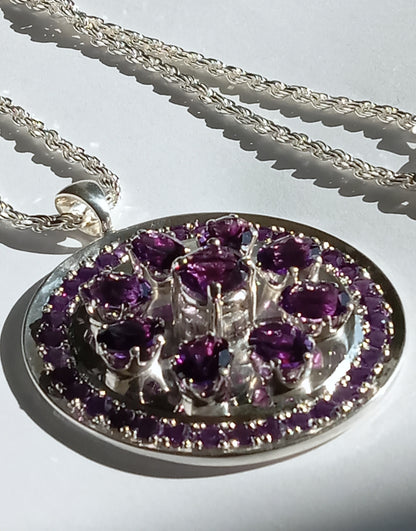 Sterling Silver Amethyst Necklace