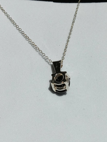 Sterling Silver Black Onyx Necklace