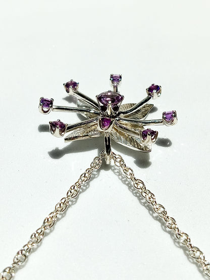 Sterling Silver Amethyst Necklace