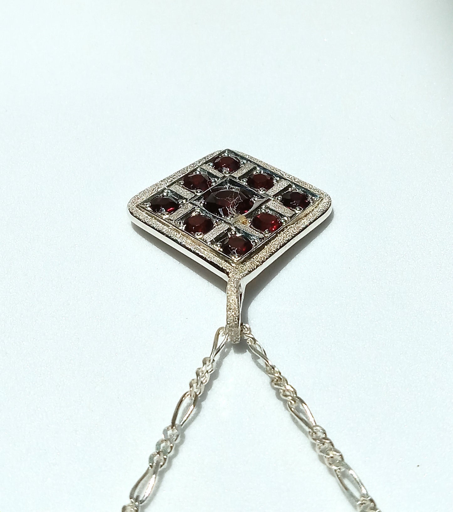 Sterling Silver Garnet Necklace