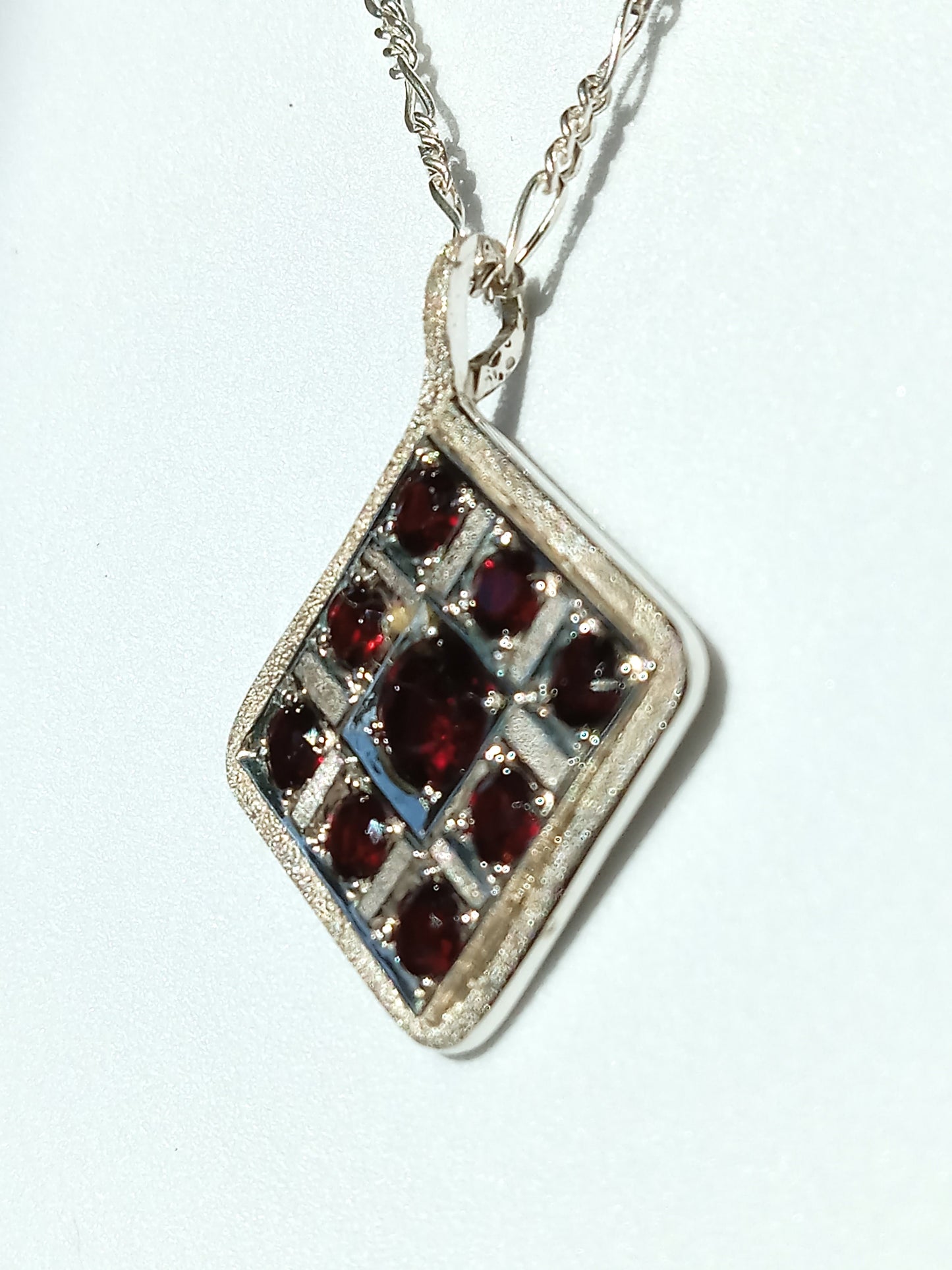 Sterling Silver Garnet Necklace