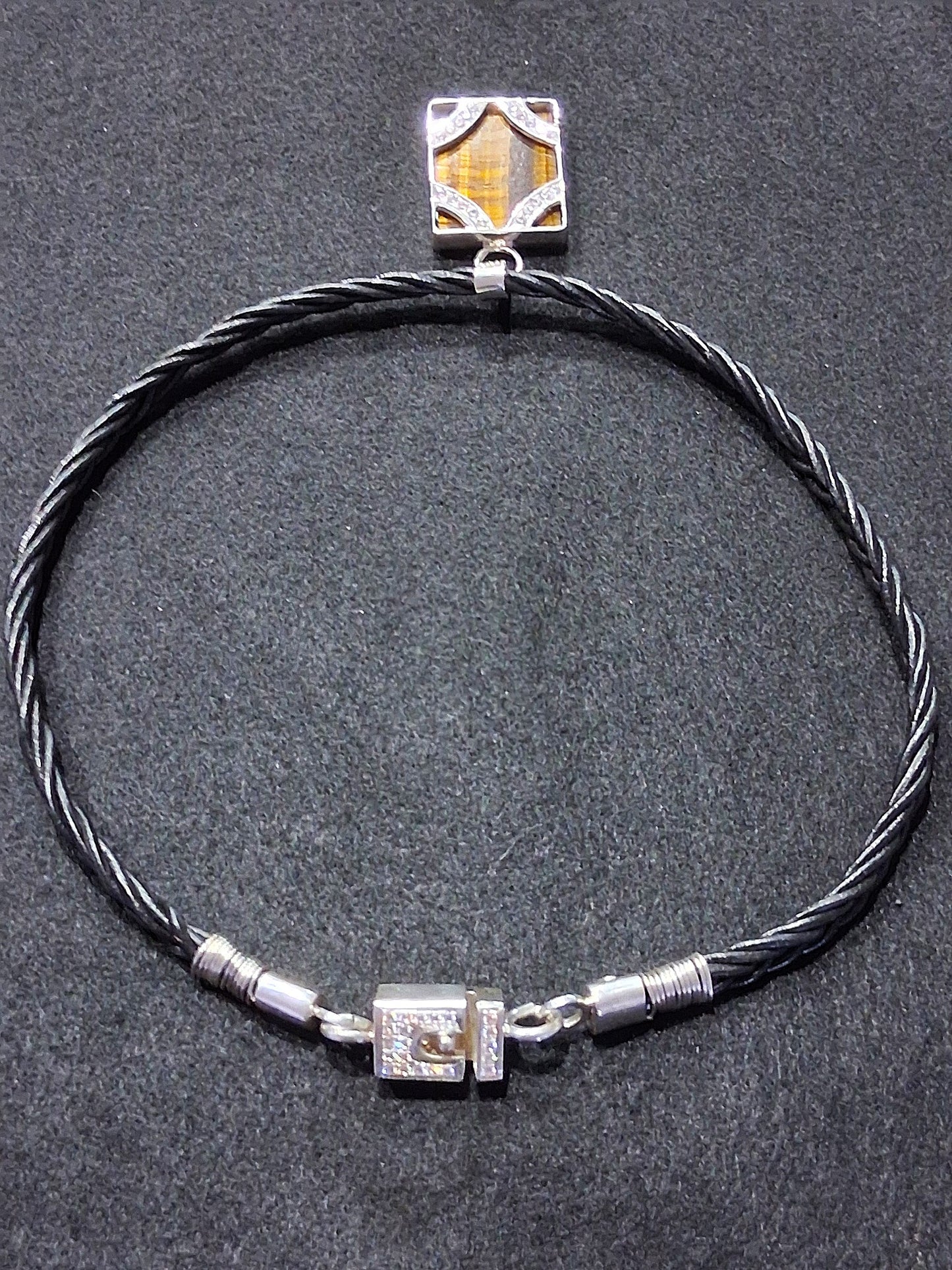 Sterling Silver Tiger Eye Pendant