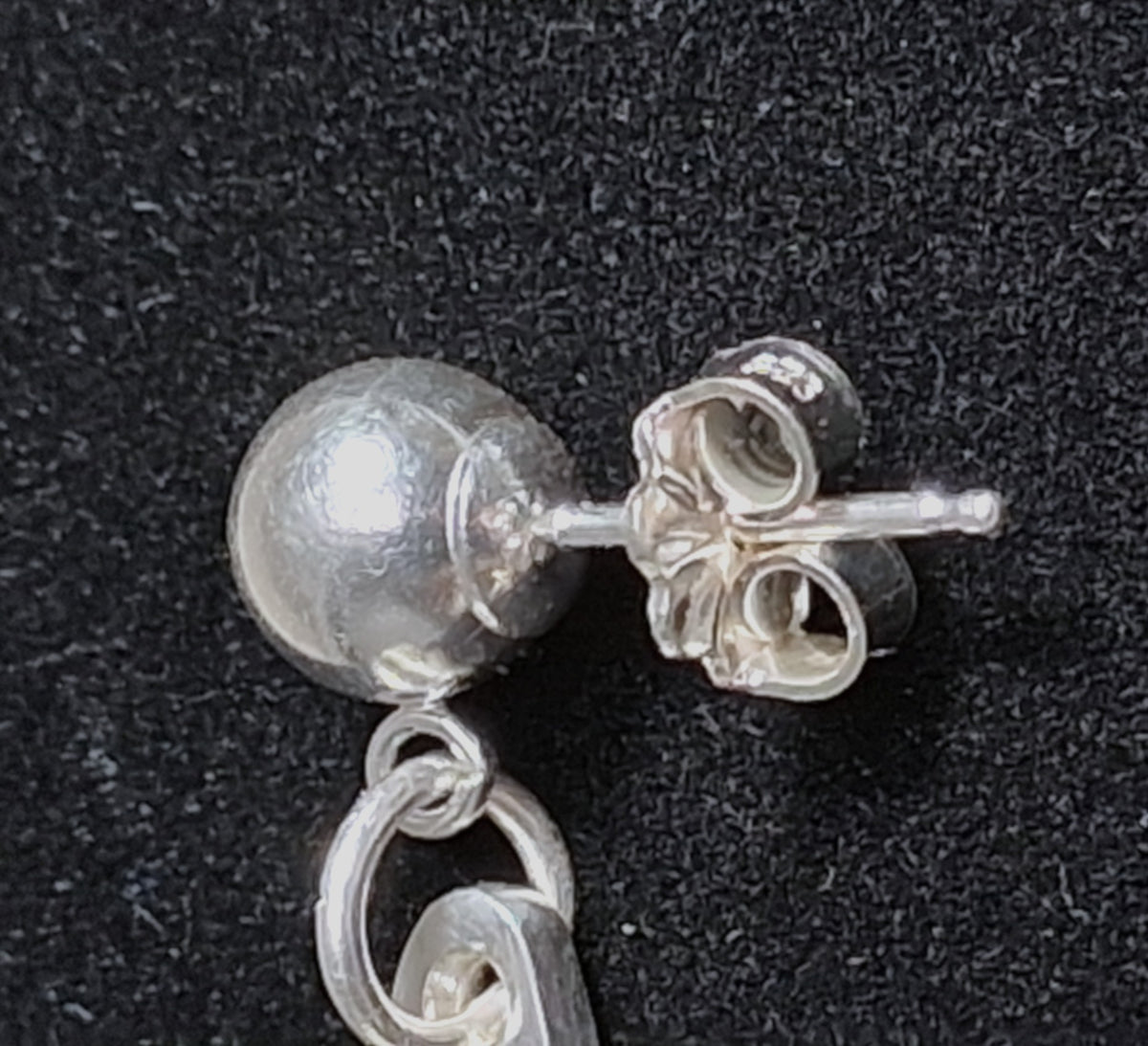 Sterline Silver Moonstone and Peridot Pendant and Earring Set